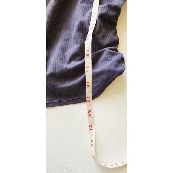 Lululemon All it Takes Back Twist Ribbed Long Sleeve Nightfall Size 6 - Picture 6 of 6